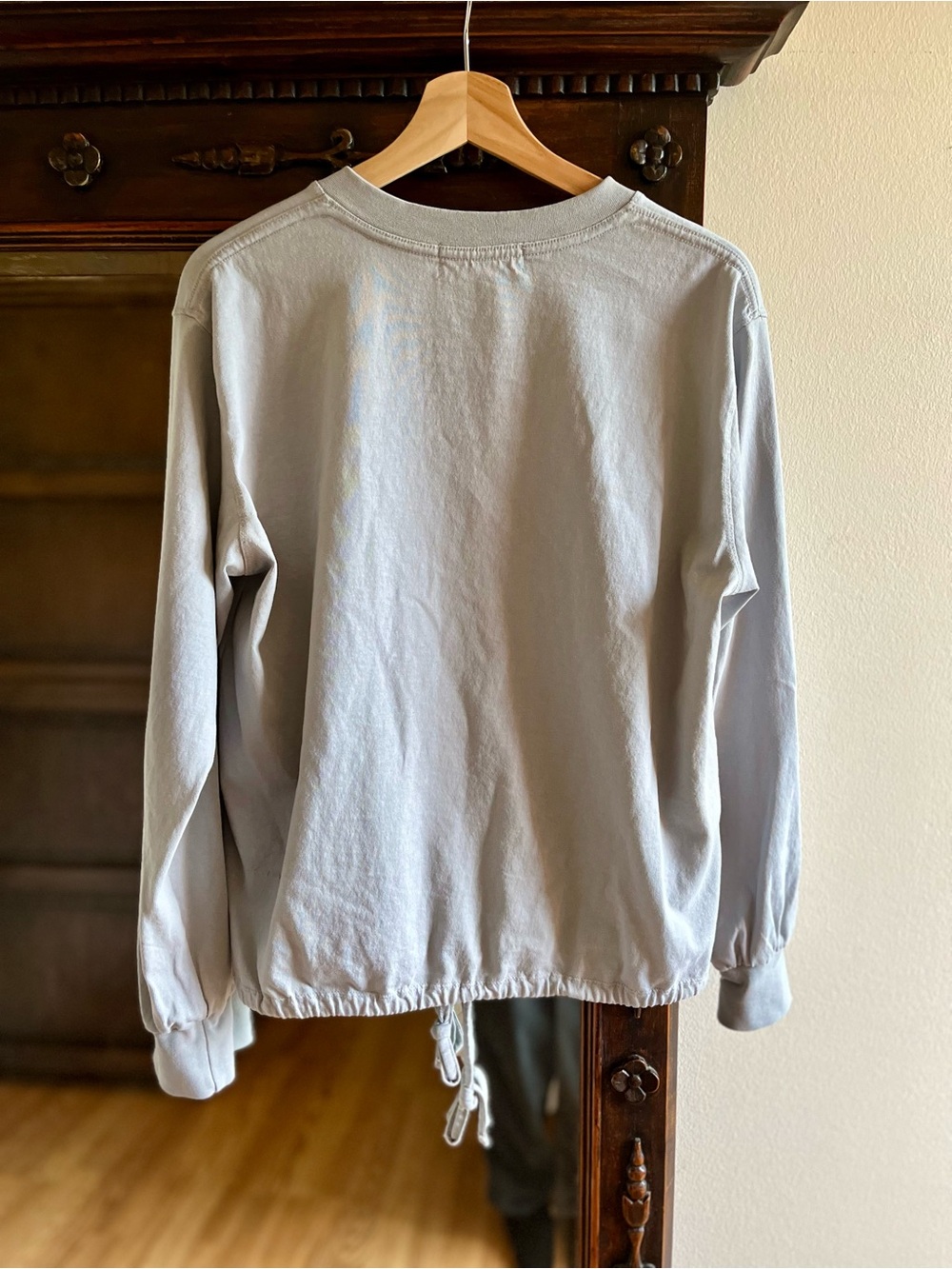 Light Blue Button Top - Picture 2 of 3